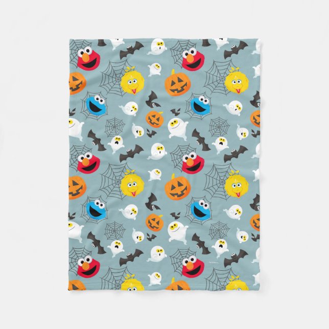 Couverture Polaire Sesame Street Cute Motif Halloween (Devant)