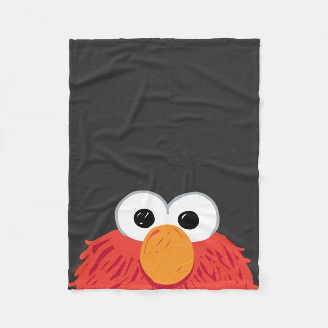 Couverture Polaire Sesame Street | Elmo Gros Visage (Devant)