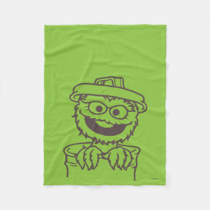 Couverture Polaire Sesame Street Oscar le grincheux