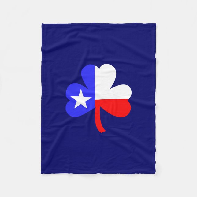 Couverture Polaire Shamrock du Texas (Devant)