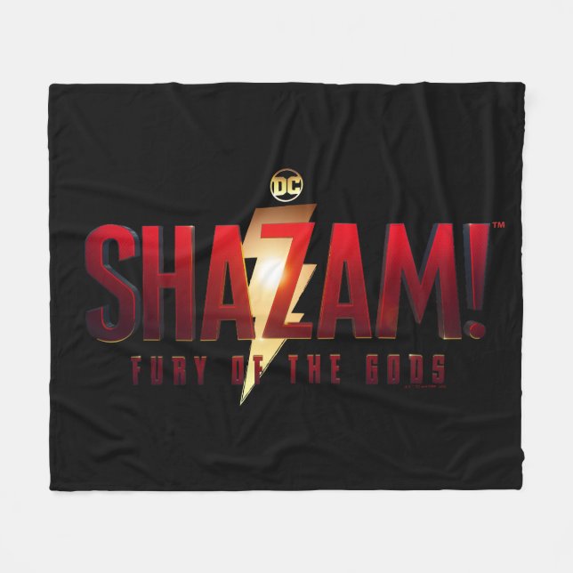 Couverture Polaire SHAZAM! Fury of the Gods | Fury of the Gods Logo (Devant (Horizontal))