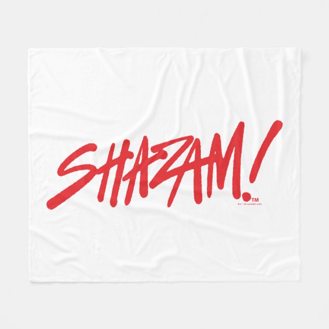 Couverture Polaire SHAZAM! Fury of the Gods | Red Marker Logo (Devant (Horizontal))