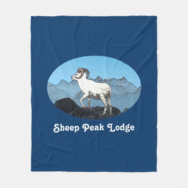 Couverture Polaire Sheep Peak Lodge (Devant)