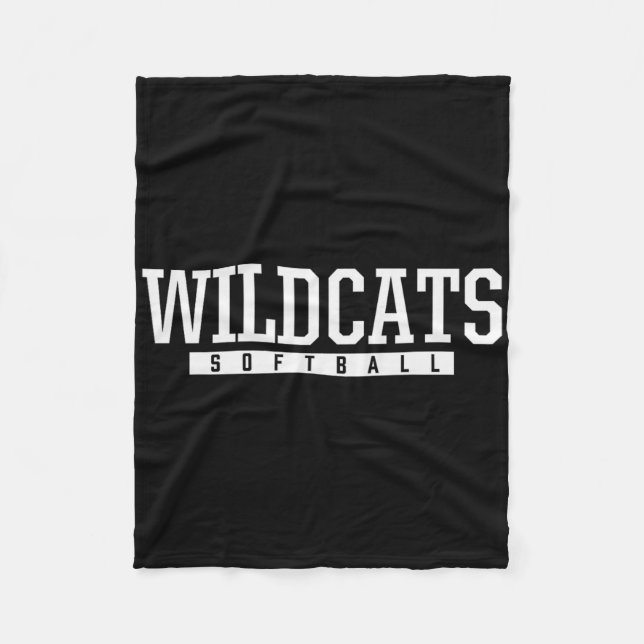 Couverture Polaire Shelby County Wildcats Softll Hs  (Devant)