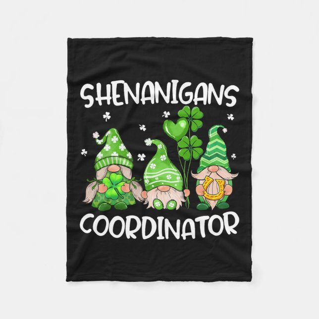 Couverture Polaire Shenanigans Coordonnateur Cute Gnomes Enseignants  (Devant)