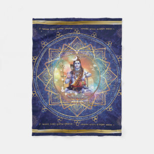 Couverture Polaire Shiva Mahamrityunjaya - santé, paix et prospérit