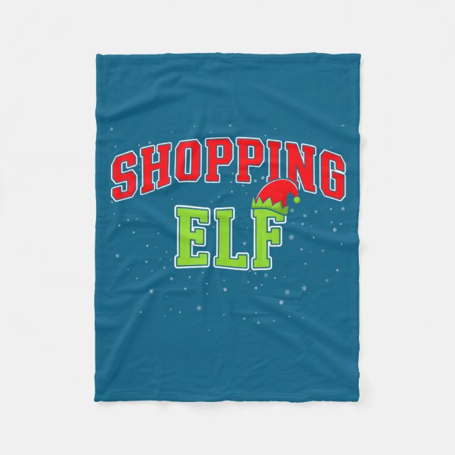 Couverture Polaire Shopng Elf Christmas Family Matching Group Xmas Sh (Devant)