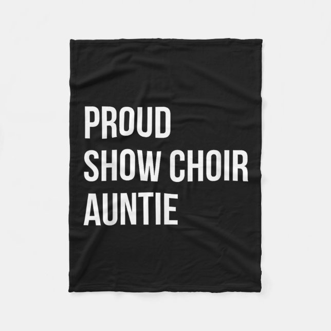Couverture Polaire Show Choir Auntie  (Devant)
