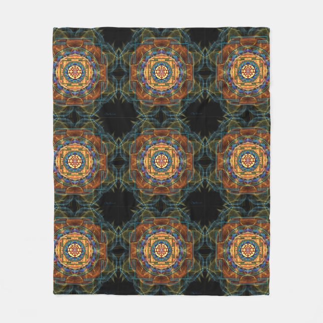 Couverture Polaire Shri Yantra (Devant)