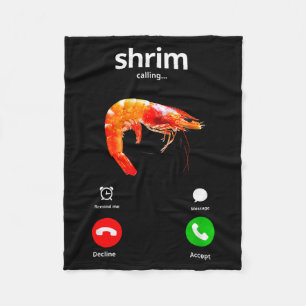 Couverture Polaire Shrim appelle mal orthographié drôle crevette appe