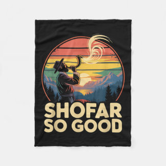 Couverture Polaire Si Bon Drôle Rosh Hashanah Fête Juive Sho Far