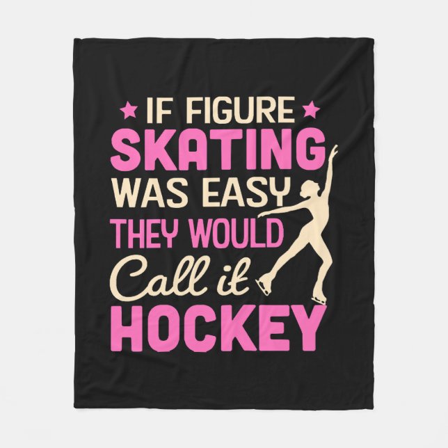 Couverture Polaire Si Le Patinage Artistique Était, On L'Appelerait H (Devant)