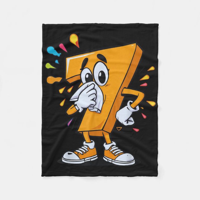Couverture Polaire Sick Seven 67 Meme Halloween Costume For Fans  (Devant)