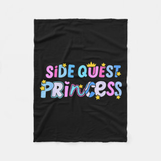 Couverture Polaire Side Quest Princess Funny 