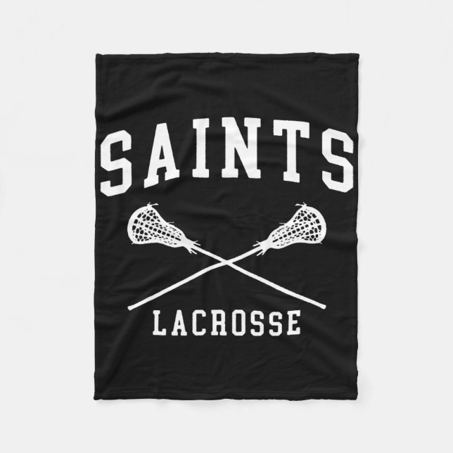 Couverture Polaire Siena College Saints Lacrosse Throwback Retro Cros (Devant)