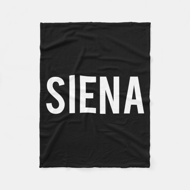 Couverture Polaire Siena - Cool New Funny Name Fan Gift Tee  (Devant)