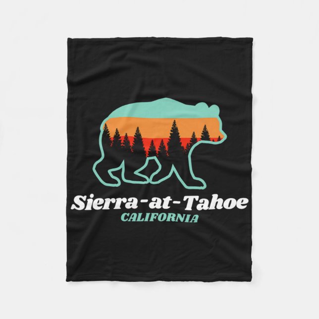 Couverture Polaire Sierra-at-tahoe Ski Snowboard Californie Bea (Devant)