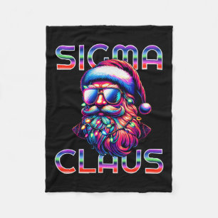 Couverture Polaire Sigma Claus Funny Père Noël Noël Mème Ados garçons