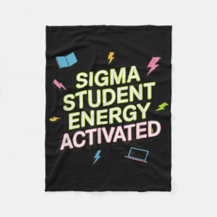 Couverture Polaire Sigma Énergie Étudiante Activée, Retour À L'école,