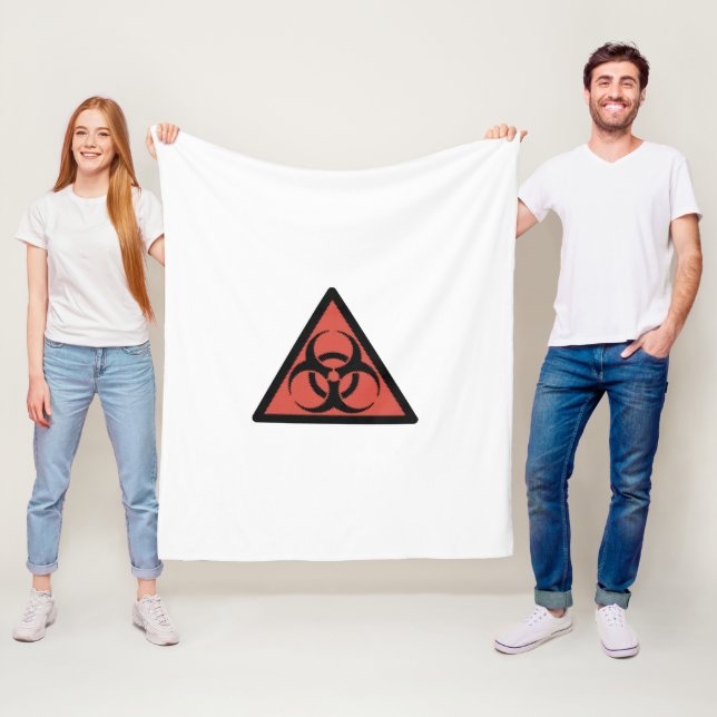 Couverture Polaire Signal biologique rouge (En situation)