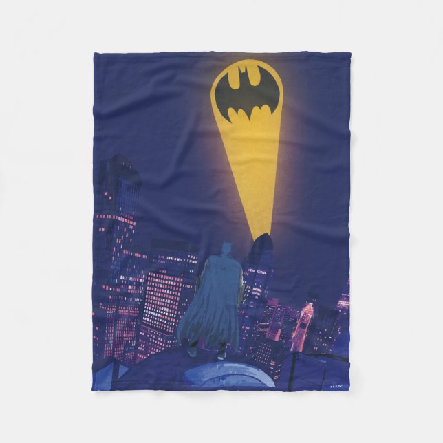 Couverture Polaire Signal de chauve-souris sur Gotham (Devant)