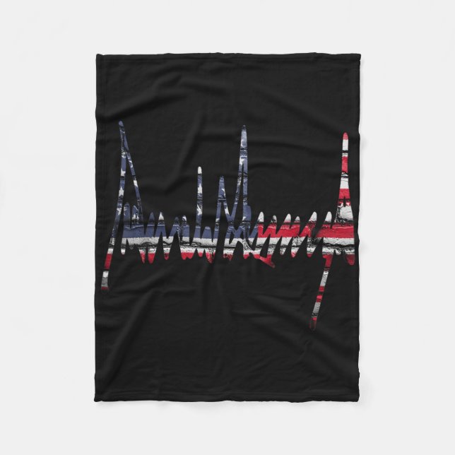 Couverture Polaire Signature 2024 Président Patriotic American Flag U (Devant)