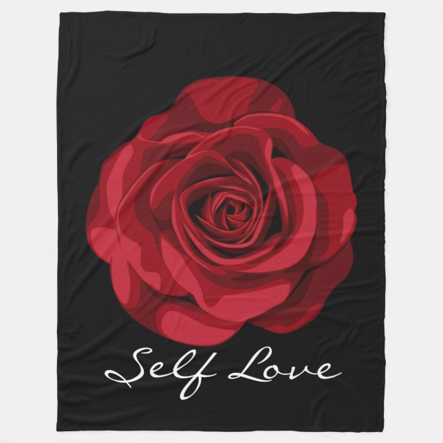 Couverture Polaire Signature Amour de Soi (Devant)