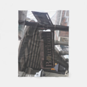 Couverture Polaire SIGNE DE RUE Bourbon Blanche polaire