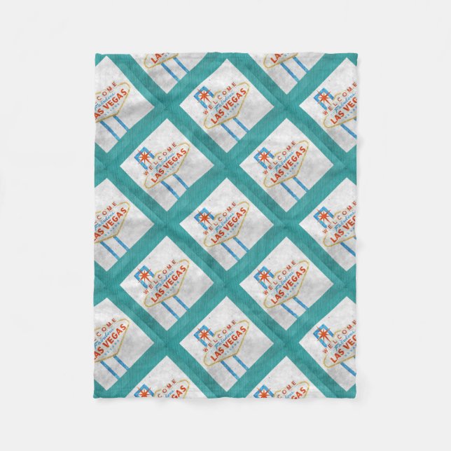 Couverture Polaire signe vegas grunge (Devant)
