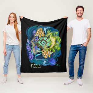 Couverture Polaire SIGNE Zodiaque Pisces