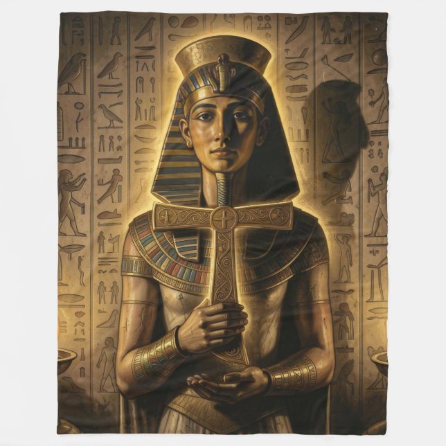 Couverture Polaire Signification du symbole de l'Ankh – Clé de la vie (Devant)