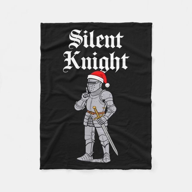 Couverture Polaire Silent Santa Knight Christmas Medieval Costume Men (Devant)