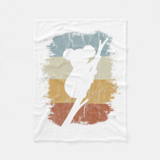 Couverture Polaire Silh koala australien grimpeur marsupial rétro 80