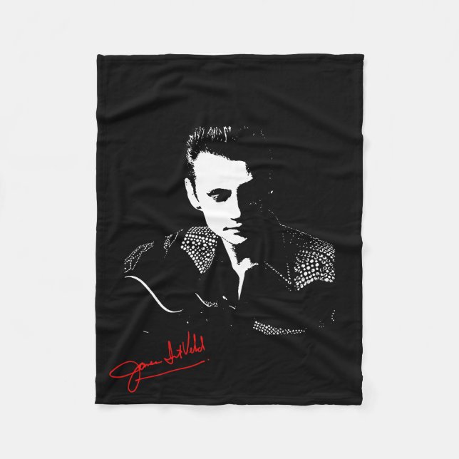 Couverture Polaire Silhouette avec autographe (Devant)