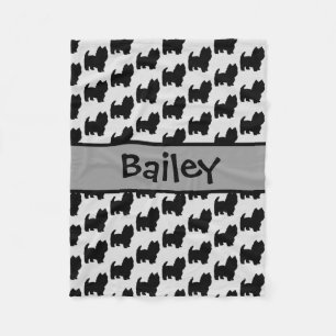 Couverture Polaire Silhouette de chien Westin personnalisé