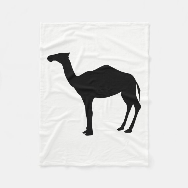 Couverture Polaire Silhouette dromadaire (Devant)