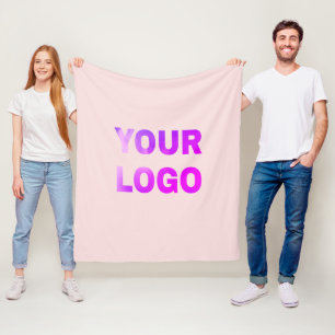 Couverture Polaire simple et minimal ajoutez votre logo/votre design