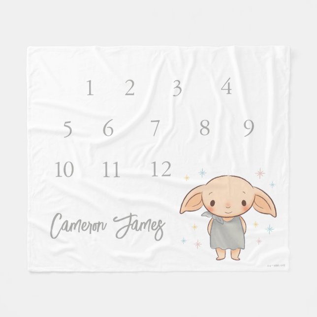 Couverture Polaire Simple Harry Potter - Dobby Baby Shower (Devant (Horizontal))