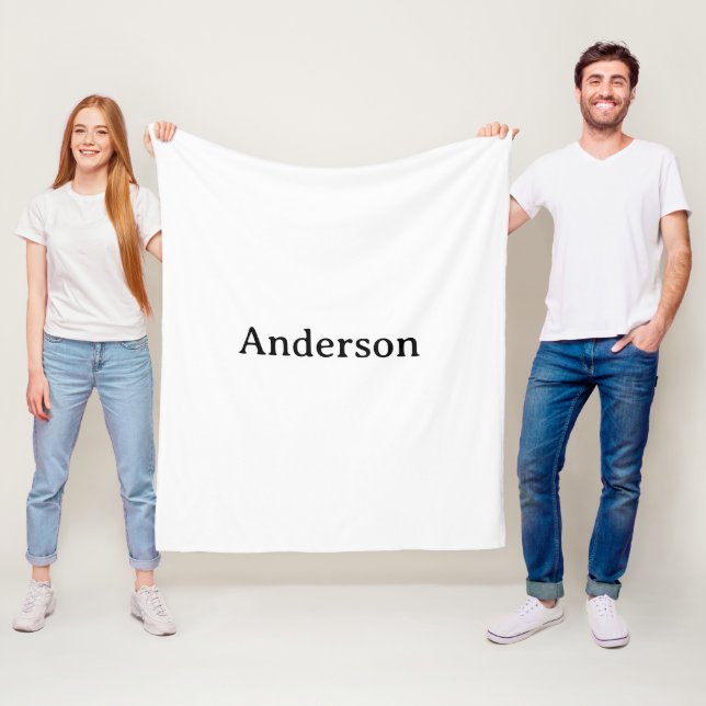 Couverture Polaire Simple Professionnel Affaires 50" x 60" (En situation)