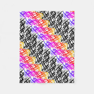 Couverture Polaire Simple Scribble Os à hareng