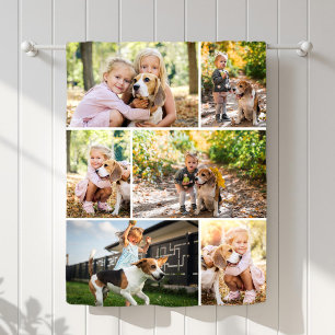 Couverture Polaire Simple Six-Photo Animal de compagnie 