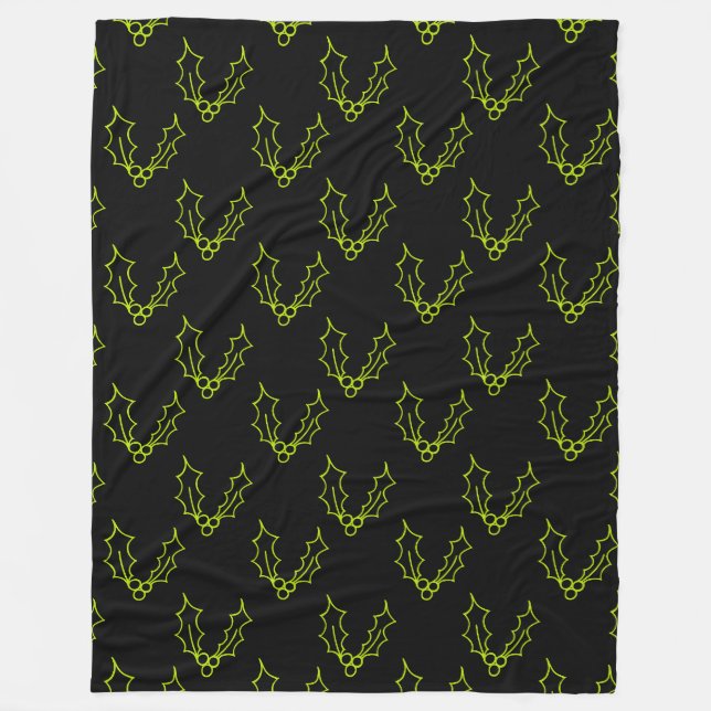 Couverture Polaire Simply Christmas Collection - Holly (Devant)