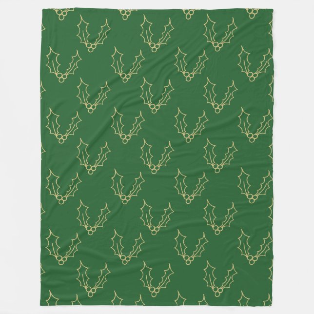 Couverture Polaire Simply Christmas Collection - Holly (Devant)