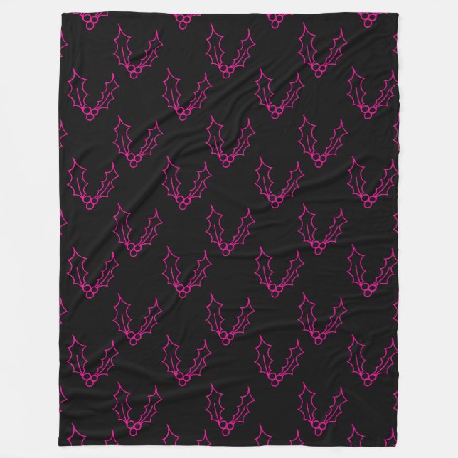 Couverture Polaire Simply Christmas Collection - Holly (Devant)