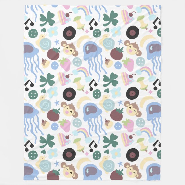 Couverture Polaire singe et musique  (Devant)