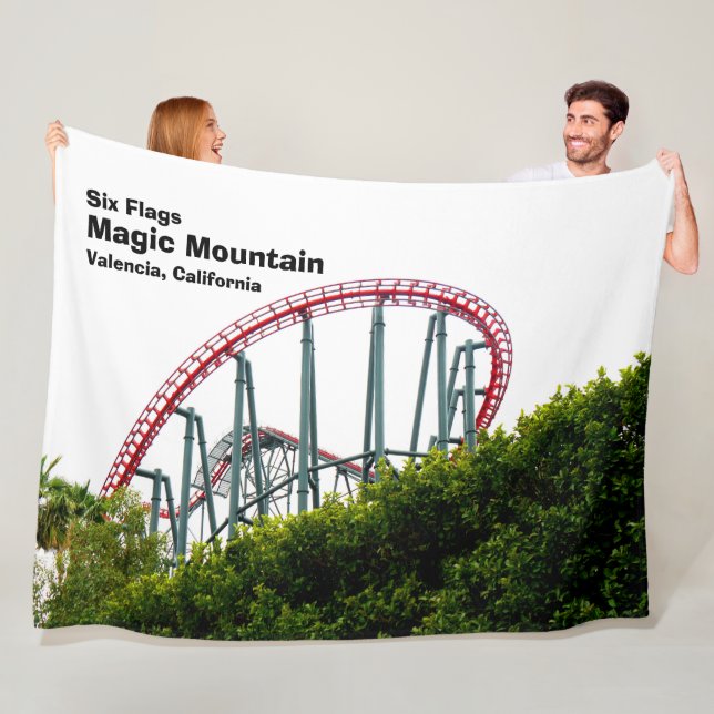 Couverture Polaire Six Flags Magic Mountain (En situation)