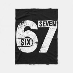 Couverture Polaire Six Seven 67 Mème Drôle