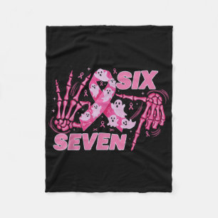 Couverture Polaire Six Seven 67 Mème Drôle Squelette Cancer du Sein P