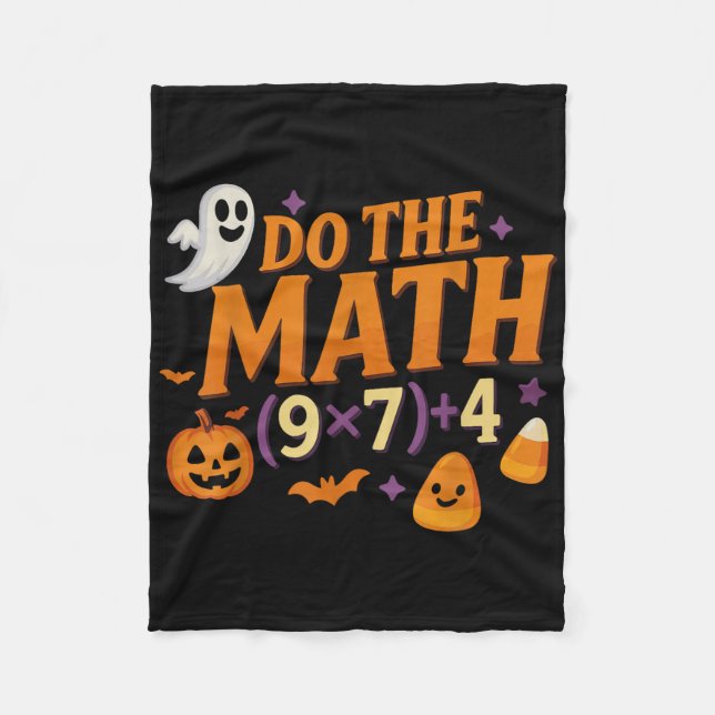 Couverture Polaire Six Seven 67 Mème Faites Le Calcul Halloween Alpha (Devant)