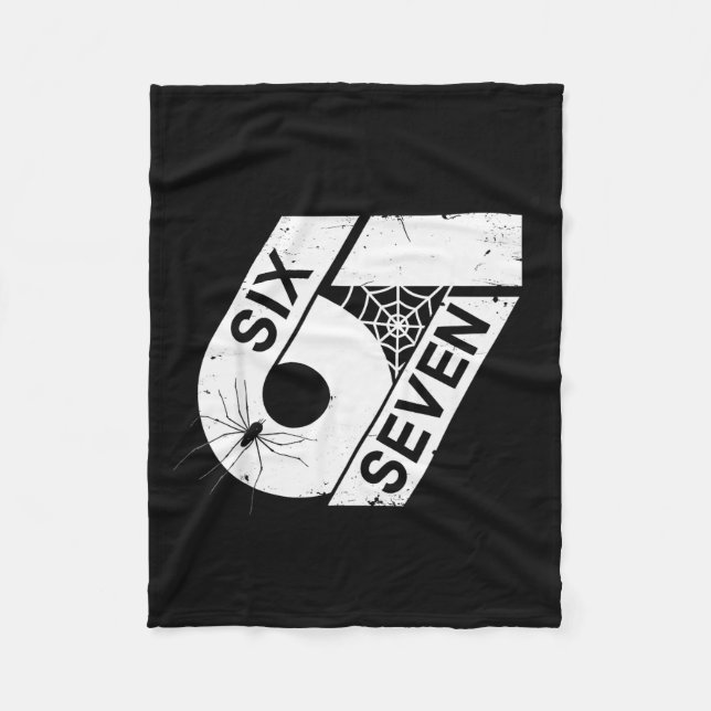 Couverture Polaire Six Seven 6 7 Mème 6 7 Costume d'Halloween  (Devant)